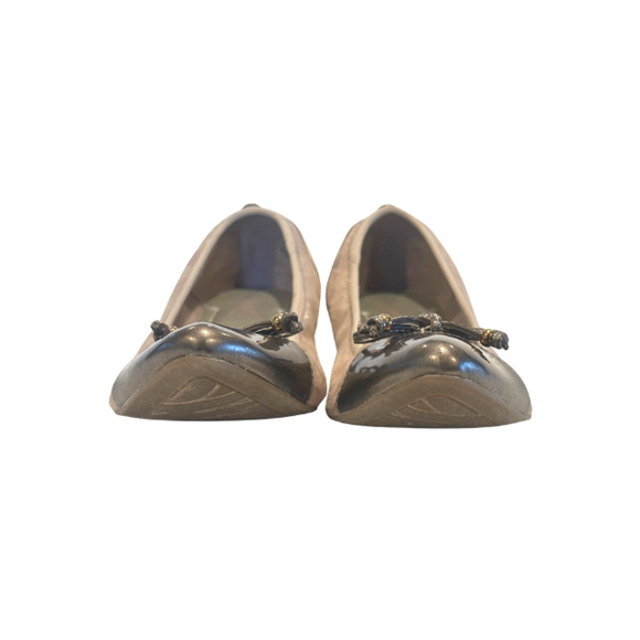 Anne Klein AK Sport AK7OTOBE Flats Ballet Metallic Pewter Women's Size 8.5M - Picture 3 of 8